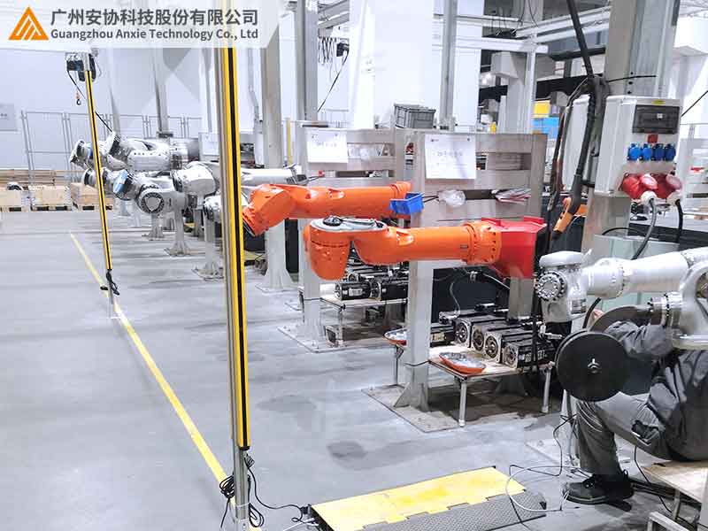 機器人協(xié)作場景下的安全光幕防護方案
